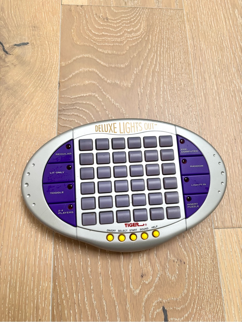 Vintage TIGER deluxe lights out handheld electronic game